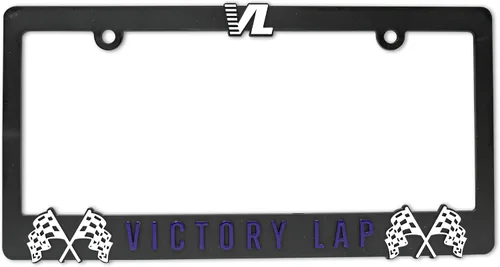 Vista 6 de Victory Lap - Marco universal para matrícula elevado en 3D, 1 paquete de cubierta para placa de automóvil Soporte universal para placa