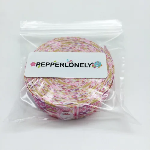 Vista 2 de PEPPERLONELY Cinta de grogrén impresa con huevo de 10 yardas (0.866 in)