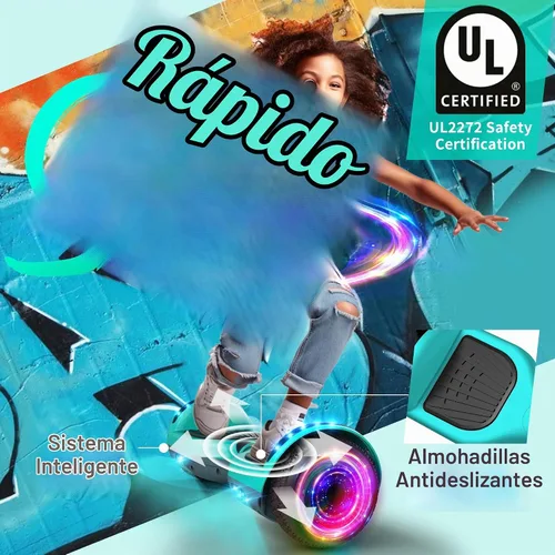 Vista 4 de SISIGAD Scooter, ruedas de flash de 6.5 pulgadas y luces LED Corlorful, todo para niñas y niños a partir de 6 años