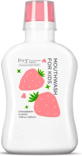Vista 6 de oh care Enjuague bucal para niños, P113+, péptido, anti caries, enjuague bucal sin alcohol para dientes y encías, higiene bucal segura para recién