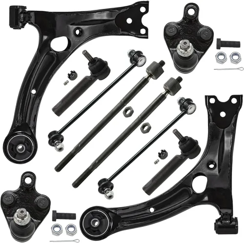 Vista 206 de Detroit Axle - Kit de suspensión frontal de 10 piezas para Dodge Avenger 2008-2014, Chrysler Sebring 2007-2010, 2 brazos de control inferiores, 2
