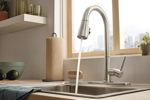 Vista 2 de Peerless P7947LF-SS Precept Pull-Down, caudal de 1.5 GPM, acero inoxidable