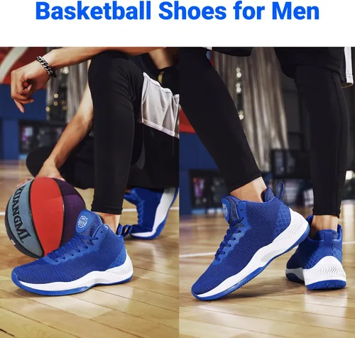 Vista 7 de Beita - Tenis de baloncesto para hombre, transpirables, antideslizantes.