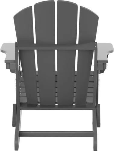 Vista 4 de WO Home Furniture - Juego de 3 sillas plegables para exteriores, mesa auxiliar, resistente a la intemperie y a los rayos UV, para césped, jardín
