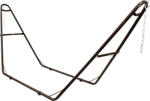 Vista 12 de Sunnydaze soporte para hamaca universal multiuso de acero resistente de 550 libras de capacidad, para 2 personas, para hamacas de 9 a 14 pies de Azul