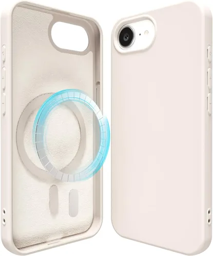 Vista 163 de oakxco Funda de silicona para iPhone 12 Pro Max, magnética, compatible con carga inalámbrica Magsafe, cubierta protectora de goma suave y delgada