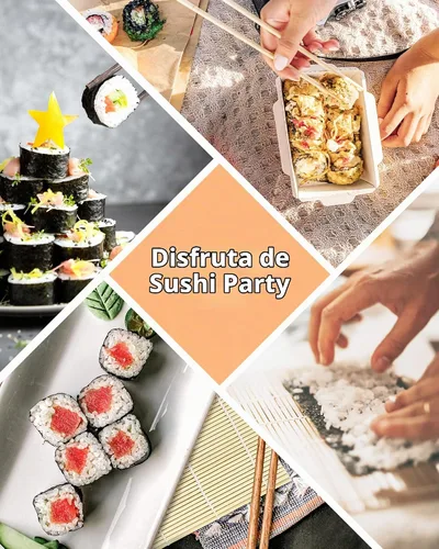 Vista 7 de JIALEEY Alfombrilla de bambú para sushi, 9.5 x 9.5 pulgadas, juego de 8 piezas