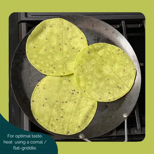 Vista 7 de Tortillas de cactus Santo Corral bajas en carbohidratos y sin gluten (paquete de 3)