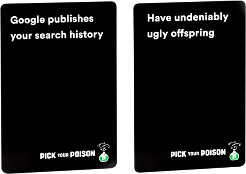 Vista 5 de Pick Your Poison Después de la Oscuridad + Set de Expansión Juego de Fiesta - El “¿Qué Preferirías Hacer?” Juego de Cartas para Adultos para Fiestas