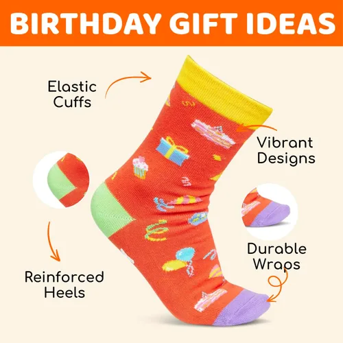 Vista 3 de HAPPYPOP Regalos de cumpleaños número 15, regalos para niños de 15 años, regalos de quinceañera, calcetines divertidos para adolescentes