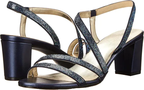 Vista 7 de Naturalizer Vanessa2 Sandalias de tacón con tiras adornadas con diamantes de imitación para mujer
