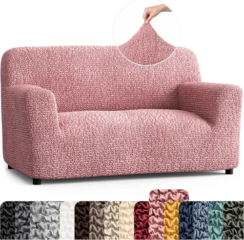 Vista 22 de PAULATO BY GA.I.CO. Funda para Silla - Funda para Sillón - Funda para Sillón - Funda de Tela Suave - Protector de Muebles Elegante de Ajuste Ceniza