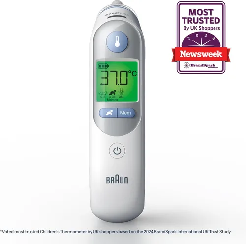 Vista 2 de Braun Termómetro Thermoscan 7 IRT6520 + 40 filtros de lente ThermoScan