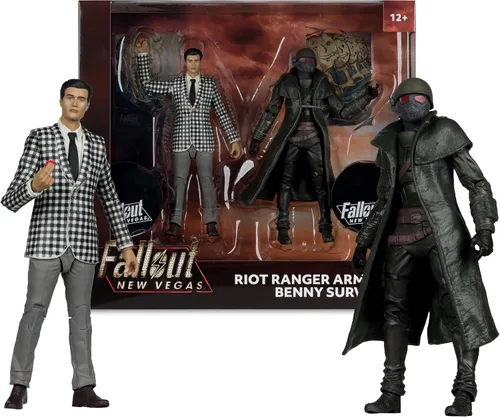 Vista 8 de McFarlane Toys - Paquete de 2 de Fallout New Vegas Riot Ranger Armor y Benny