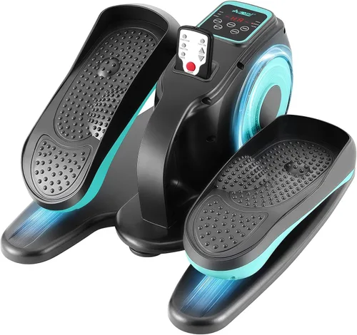 Vista 10 de Under Desk Elliptical Machine, Leg Exerciser for Seniors Adults, Adjustable Speeds Elliptical Trainer with Remote, Quiet & Portable Mini Seated