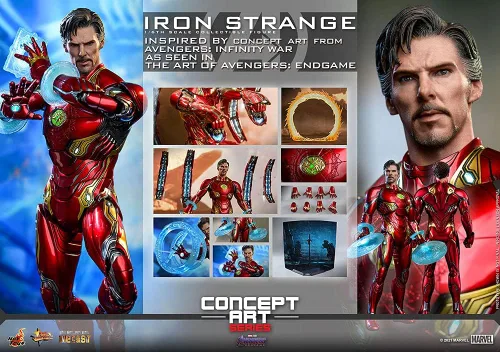 Vista 13 de Hot Toys 1:6 Iron Strange - El arte de los Vengadores: Endgame