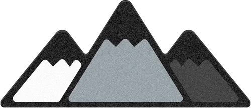 Vista 15 de Insignia tricolor - Compatible con Toy Taco, Tun y 4Run Negro con escala de grises TRI