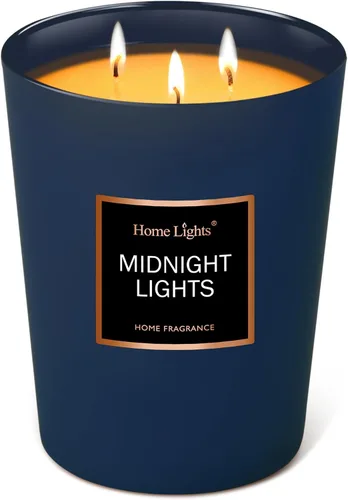Vista 16 de HomeLights Velas perfumadas – Tarro grande de aromaterapia, cera de soja natural, 130 horas de combustión, cereza rubí y merlot