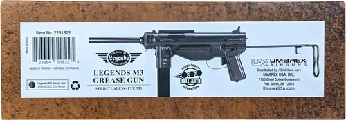 Vista 12 de Umarex Legends M3 Grease Gun Rifle de Aire de Perdigones Calibre .177
