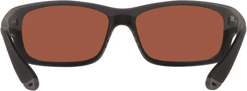 Vista 7 de Costa Del Mar Gafas de sol rectangulares Jose para hombre Marco negroámbar 580p