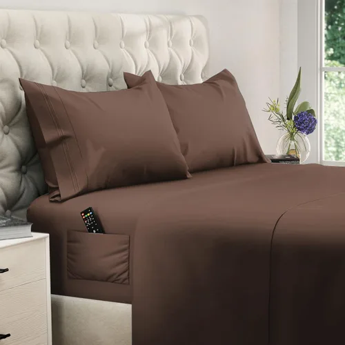Vista 45 de DREAMCARE - Juego de sábanas de tamaño individual XL, 3 piezas, refrescantes, extralargas, suaves y duraderas de 100% poliéster de microfibra
