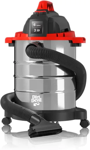Vista 8 de Dirt Devil Aspiradora de taller con cable de 5 galones, portátil, resistente para garaje, hogar, taller o vehículo, diseño compacto con herramientas