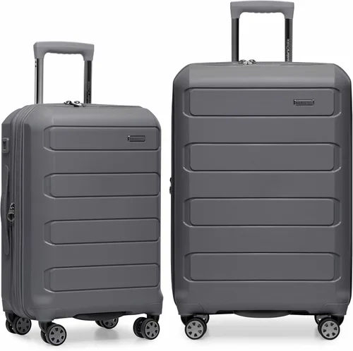 Vista 32 de Traveler's Choice Pagosa indestructible Hardshell expandible Spinner Equipaje, Azul bebé, Pagosa indestructible Hardshell expandible Spinner Equipaje