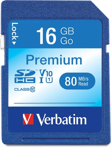 Vista 12 de Verbatim 96171 Tarjeta de Memoria SDHC Premium de 4GB, UHS-I U1 Clase 10, Azul