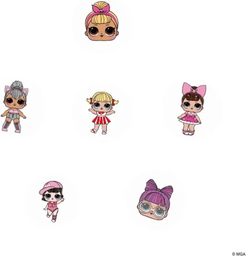 Vista 4 de SES Creative 14193 L.O.L. Surprise L.O.L. Nail transfers, Bunte Aufkleber
