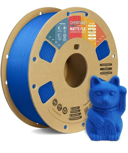 Vista 37 de OVERTURE - Filamento de fibra de carbono PLA para impresora 3D de 1.75 mm, carrete de cartón PLA de 2.2 libras, precisión dimensional +/- 0.02 mm