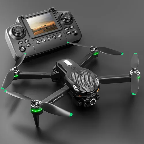 Vista 6 de Dron S168 con controlador de pantalla, motor sin escobillas, retención de altitud, despegue/aterrizaje con una tecla, evitación activa