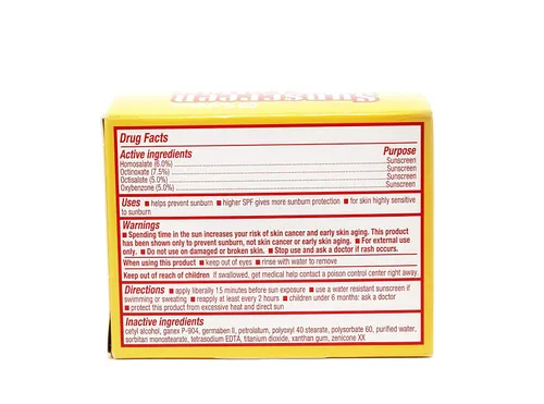 Vista 5 de Safetec Protector solar, 0.12 oz. (.123 oz.) Bolsa 25ct. Caja (24 cajas/caja) SPF 30