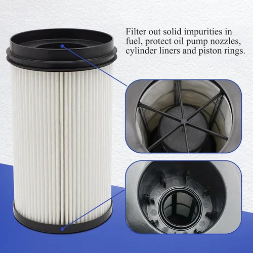 Vista 5 de R61709 Reemplazo del elemento separador de agua del filtro de combustible de papel de larga duración para motor diesel Detroit DD13 DD15 DD16