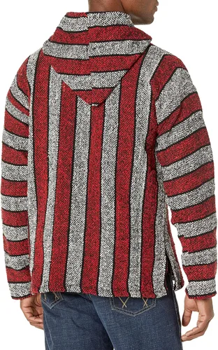 Vista 4 de Funny Guy Mugs Baja - Sudadera de alta calidad con capucha, estilo Jerga Poncho
