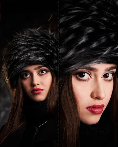 Vista 28 de Futrzane Sombrero clásico cosaco - Sombreros de piel sintética para mujer - Sombrero ruso peludo cálido