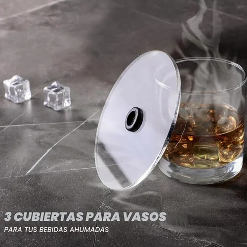 Vista 6 de Patelai - 3 fundas para tazas para pistola de ahumar, tapas de infusor