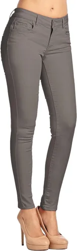 Vista 2 de 2LUV - Pantalones de uniforme elástico de 5 bolsillos para mujer
