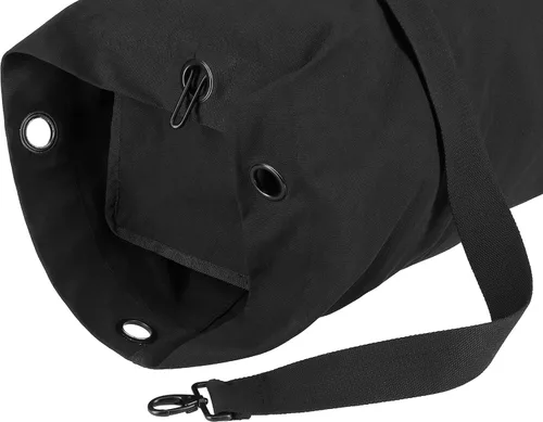 Vista 8 de WHITEDUCK Bolsa de lona plegable de carga superior, resistente al agua, estilo militar, para hombres y mujeres, gimnasio, deportes, viajes