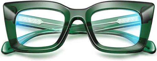 Vista 5 de VISOONE Cat Eye Blue Light Blocking Glasses TR90 Anti-glare Women Calida