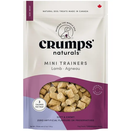 Vista 12 de Crumps' Naturals Mini entrenadores de carne de res semi húmeda 4.7oz