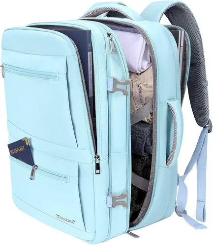 Vista 20 de BALEINE Mochila de Viaje para Mujeres y Hombres, Mochila Grande y Resistente de Equipaje de Mano para Laptop, Regalos para Negocios, Casual, Fin
