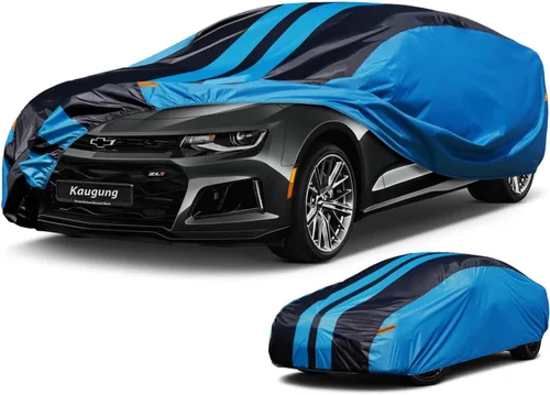 Vista 29 de Kaugung Funda impermeable para automóvil BMW Serie 3 (1999-2025), cubierta exterior completa para automóviles, ligera, resistente al sol, UV