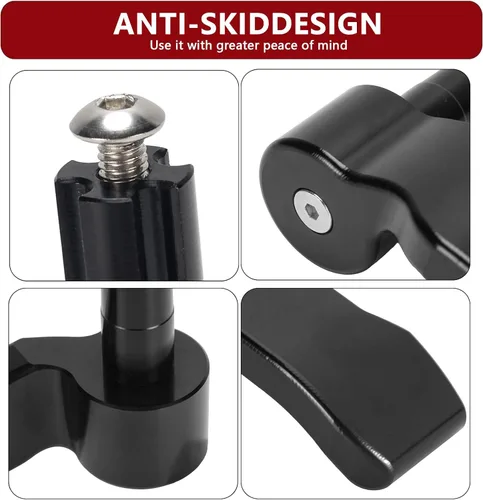 Vista 4 de Palanca de acelerador de pulgar antideslizante de aluminio CNC de repuesto compatible con Polaris Scrambler Sportsman 550/570/850/1000 2009-2018