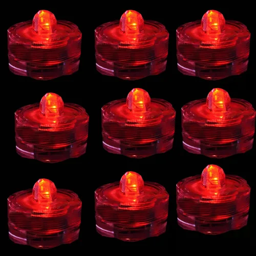 Vista 5 de Luces led muy brillantes, sumergibles, color té, para fiestas, bodas