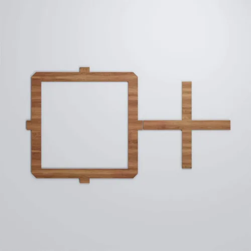 Vista 5 de 40 7/8"W X 23 3/8" H Carlisle Carlisle Decorativo Carlisle Paneles de pared de madera, nogal