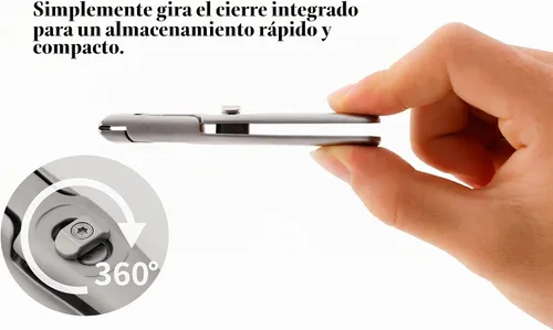 Vista 4 de Cortaúñas de diseño japonés de forma limpia y precisa y dura toda la vida