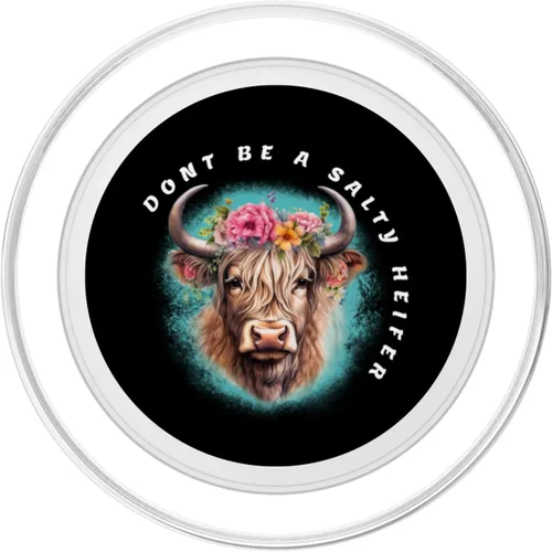Vista 2 de Don't Be A Salty Heifer Please Hay Girl - PopSockets MagSafe PopGrip para iPhone