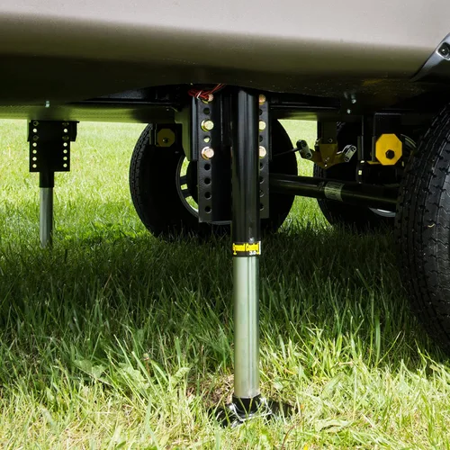 Vista 5 de Lippert Ground Control 3.0 Sistema Automático de Nivelación de Quinta Rueda para RV con Gato de Efecto Hall Trasero para Reemplazo de Pata Derecha
