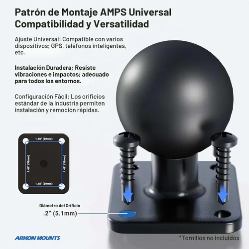 Vista 7 de ARKON Mounts - Soporte para tableta con bloqueo de montacargas con brazo de eje de 8.5 pulgadas, flexibilidad ajustable, instalación sin esfuerzo