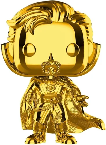 Vista 2 de Funko Pop! Marvel: Studios 10 - Doctor Strange (cromado) juguete, estándar, multicolor